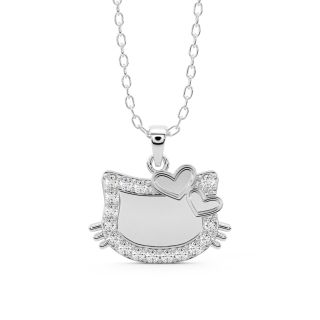 Hello Kitty Diamond Pendant